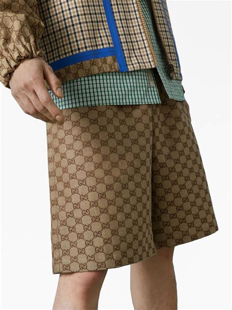 short gucci hombre|farfetch gucci shorts.